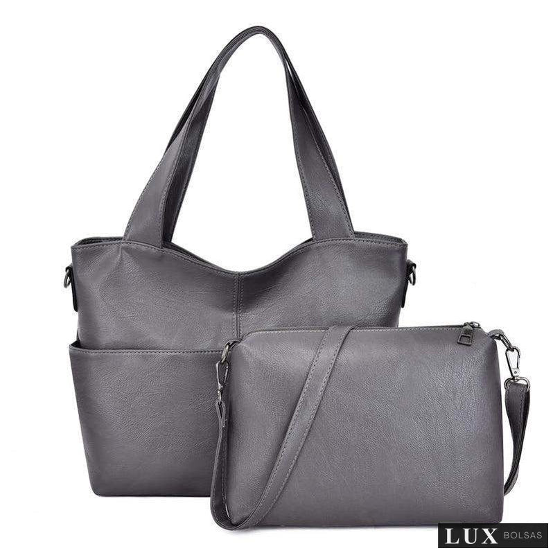 Kit de Bolsas Feminina Lila-Bolsa de Mão,Bolsa de Ombro,Kit de Bolsas