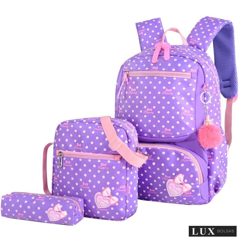 Kit de Mochila Feminina Alva