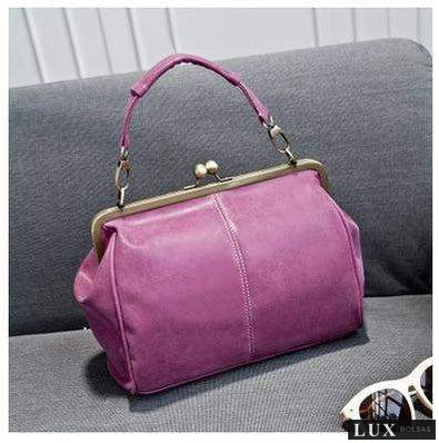 Bolsa Feminina Vintage Mila Retro-Bolsa de Mão,Bolsa Transversal