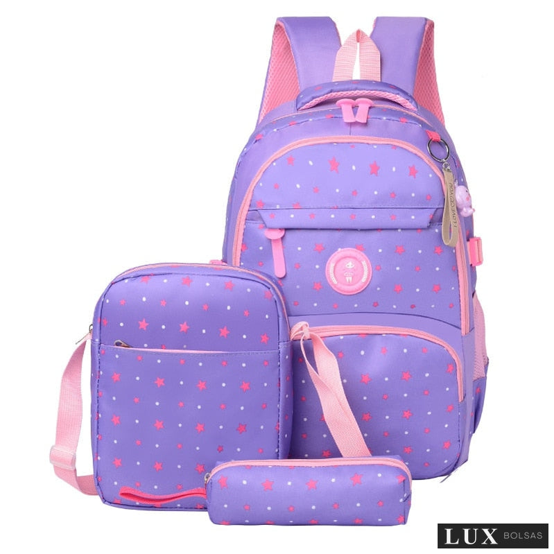 Kit de Mochila Feminina Charli