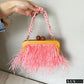 Clutch Feminina Plumas