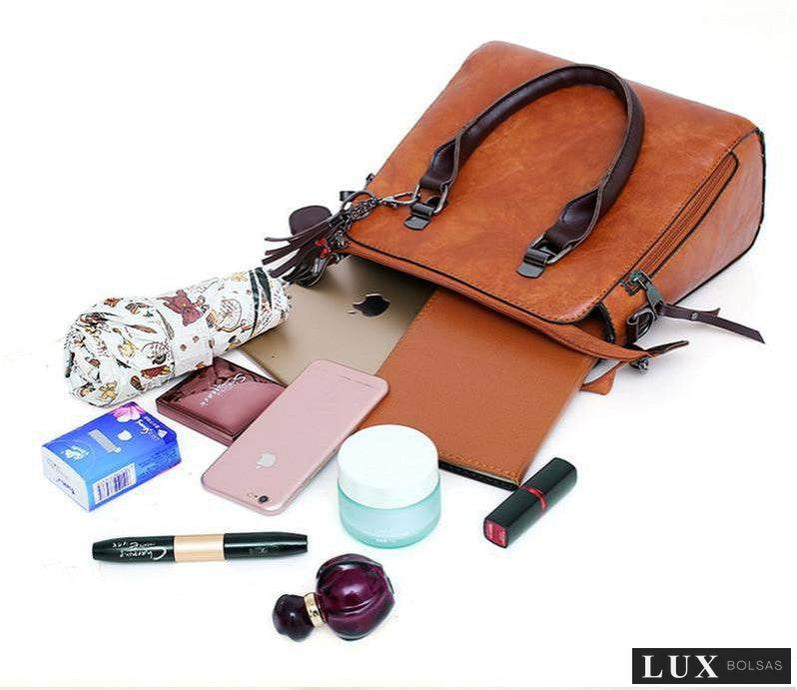 Kit de Bolsas Feminina Vittoria (+carteira grátis)-Bolsa de Mão,Bolsa Pequena,Bolsa Tote,Carteira,Kit de Bolsas