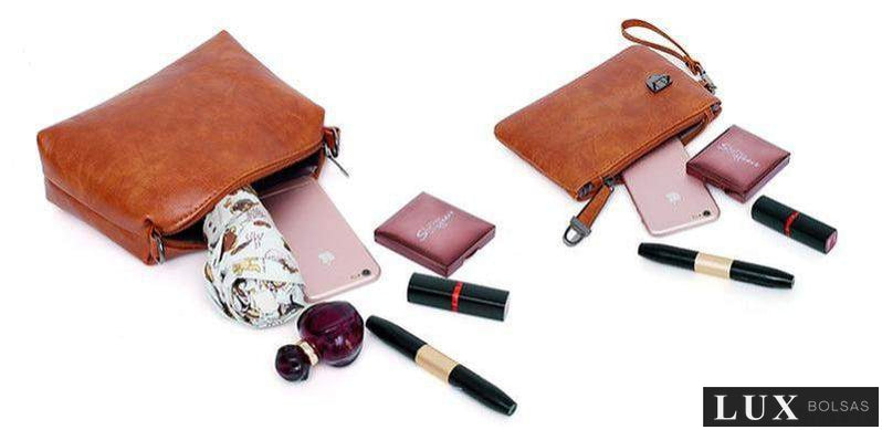 Kit de Bolsas Feminina Vittoria (+carteira grátis)-Bolsa de Mão,Bolsa Pequena,Bolsa Tote,Carteira,Kit de Bolsas